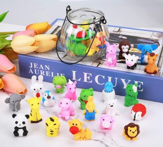 No. 7 - Greentime Mini Animal Erasers - 4