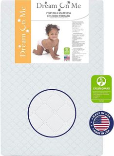 No. 2 - Dream On Me Holly Portable Crib Mattress - 1