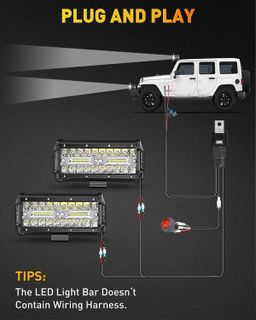 No. 6 - NAOEVO 7-Inch LED Light Bar - 5