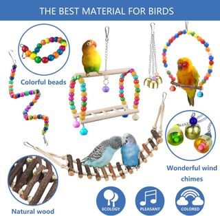 No. 10 - Bird Parakeet Cockatiel Toys - 2