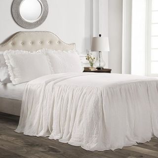 No. 2 - Lush Decor Ruffle Skirt Bedspread - 1