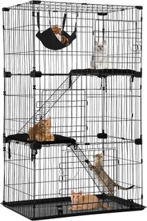 No. 6 - BestPet 3-Tier 67 Inch Cat Cage Enclosure - 1