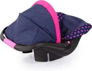 No. 6 - Bayer Design Baby Doll Deluxe Car Seat with Canopy - 4