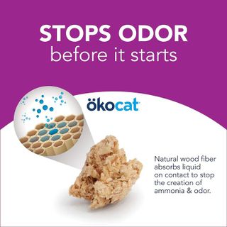 No. 10 - ökocat Less Mess Natural Wood Clumping Cat Litter Mini-Pellets - 3