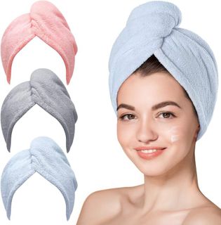 No. 7 - Hicober Microfiber Hair Towel - 1