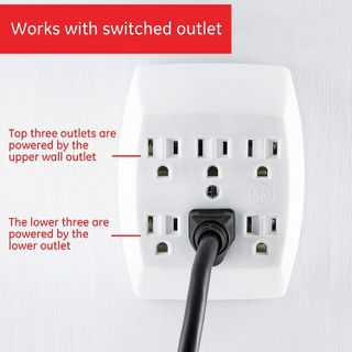 No. 2 - GE 6-Outlet Extender Wall Tap - 5