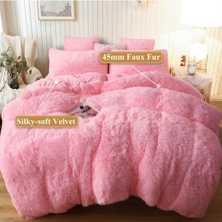 No. 3 - XeGe Plush Shaggy Duvet Cover - 2