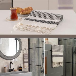 No. 4 - Ruvy Home Basics Turkish Hand Towels - 5