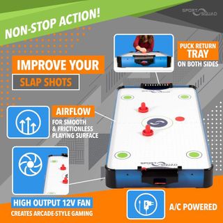 No. 7 - Sport Squad HX40 40 Inch Table Top Air Hockey Table - 3