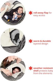 No. 9 - Skip Hop Winter Car Seat Cover Stroll & Go - 3