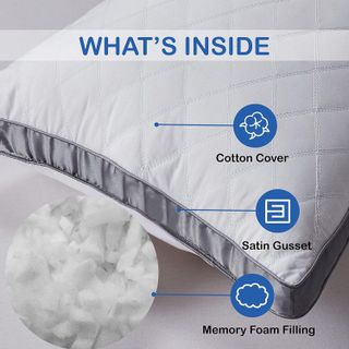 No. 4 - WhatsBedding Memory Foam Body Pillow - 4