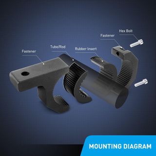 No. 1 - Nilight 90020B Mounting Bracket Kit - 4