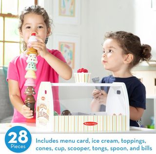 No. 4 - Melissa & Doug Wooden Scoop and Serve Ice Cream Counter - 2