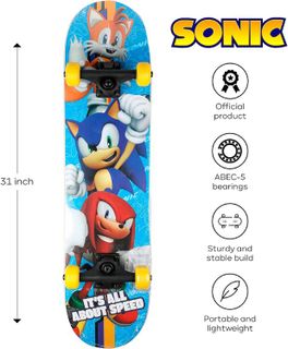 No. 2 - Voyager Sonic The Hedgehog Character Skateboards - 2