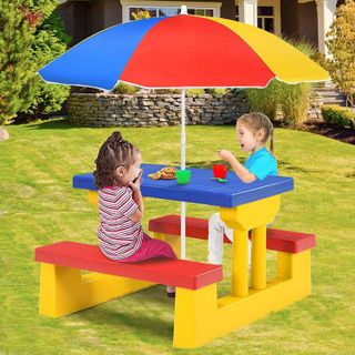 No. 5 - Costzon Kids' Outdoor Table & Chair Set - 2