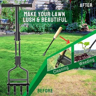 No. 4 - EEIEER Lawn Aerator Coring Tool - 5