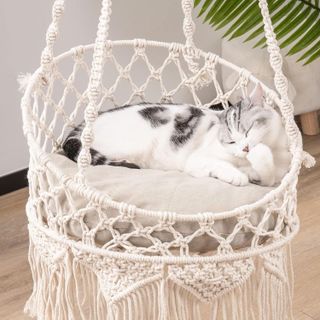 No. 7 - MEWOOFUN Cat Hammock Bed - 3