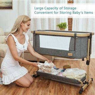 No. 9 - AMKE 3-in-1 Convertible Baby Bassinet - 4