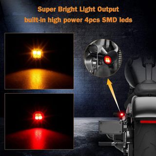 No. 6 - QUASCO Rear Motorcycle LED Turn Signals - 2