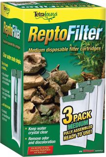 No. 4 - Tetra ReptoFilter Cartridges - Medium 3 pack - 1