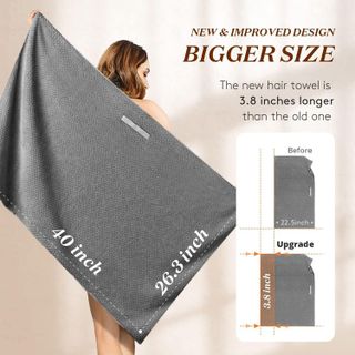 No. 5 - Large Microfiber Hair Towel Wrap - 5