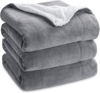 No. 2 - Bedsure Sherpa Fleece Queen Size Blankets - 1