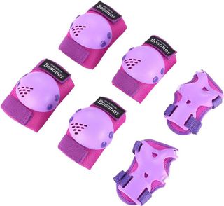 No. 4 - BOSONER Kids/Youth Knee Pads Elbow Pads Wrist Guards Set - 1