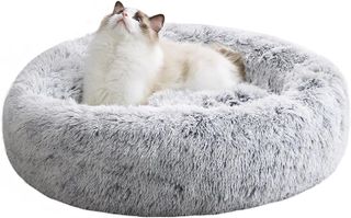 No. 4 - Western Home Faux Fur Original Calming Dog & Cat Bed - 1