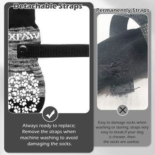 No. 4 - EXPAWLORER Anti-Slip Dog Socks - 4