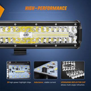 No. 10 - Nilight Led Light Bar 12Inch 300W - 3