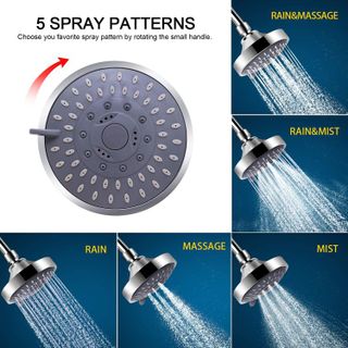 No. 9 - FEELSO Shower Head and 15 Stage Shower Filter Combo - 4