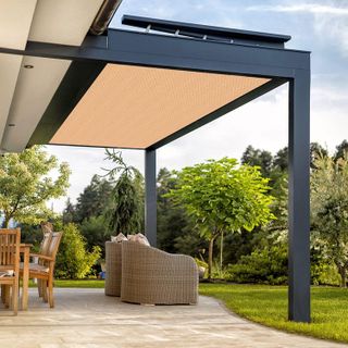 No. 7 - VICLLAX Shade Fabric Sun Shade Cloth Privacy Screen with Grommets - 5