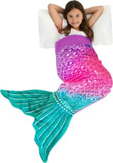 No. 9 - Double Sided Mermaid Tail Blanket - 1