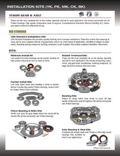 No. 3 - Yukon Gear Bearing Install Kit - 4