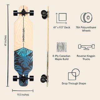 No. 1 - Retrospec Rift Drop-Through Longboard - 2