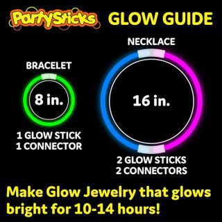 No. 1 - Glow Sticks Bulk Party Favors 100pk - 4