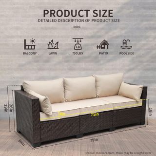 No. 7 - Outdoor Patio Sofa - 2