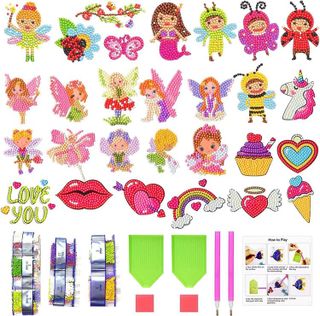 No. 4 - Junrife Kids' Diamond Painting Stickers - 1