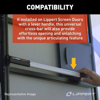 No. 6 - LIPPERT COMP Screen Assist RV Screen Door Cross Bar - 5