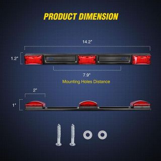 No. 9 - Nilight TL-11 Trailer Light Bar - 3