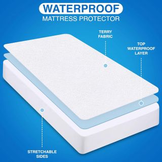 No. 2 - Utopia Bedding Waterproof Mattress Protector - 4