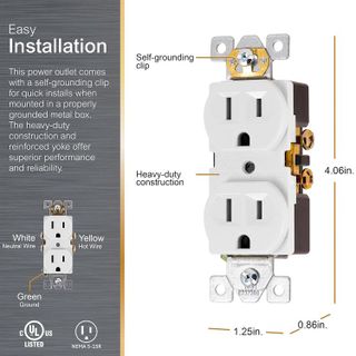 No. 8 - GE UltraPro Duplex Heavy-Duty Receptacle - 2