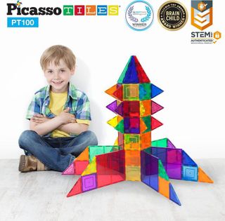 No. 1 - PicassoTiles Magnetic Tiles - 3