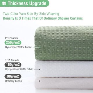 No. 9 - Dynamene Sage Green Shower Curtain - 3