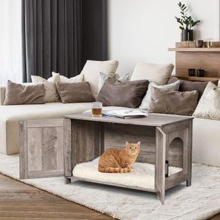 No. 7 - Homhedy Cat Litter Box Enclosure - 3