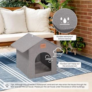 No. 4 - Love's cabin Outdoor Cat House - 3