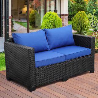 No. 8 - Rattaner Patio PE Wicker Sofa - 2