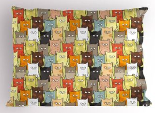 No. 2 - Ambesonne Cats Pillow Sham - 1