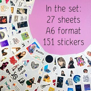 No. 5 - Pop Singer Taylor Stickers Pack - 2