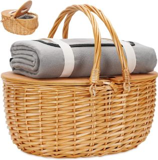 No. 10 - Cooler Picnic Basket with Blanket - 1